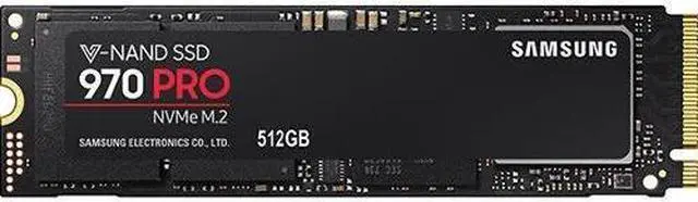 Alt view image 12 of 12 - SAMSUNG 970 PRO M.2 2280 512GB PCIe Gen 3.0 x4, NVMe 1.3 V-NAND 2-bit MLC Internal Solid State Drive (SSD) MZ-V7P512E