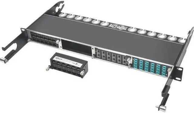 Alt view image 14 of 20 - Tripp Lite Cat6a Pass-Through Cassette - (x12) RJ45 (N484-12RJ)