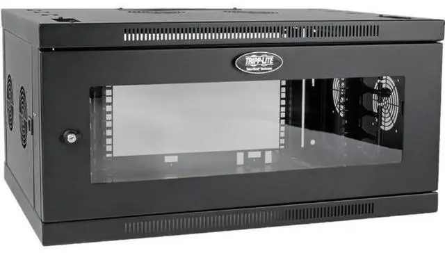 Alt view image 4 of 7 - Tripp Lite SmartRack SRW6UDPGVRT Rack Cabinet