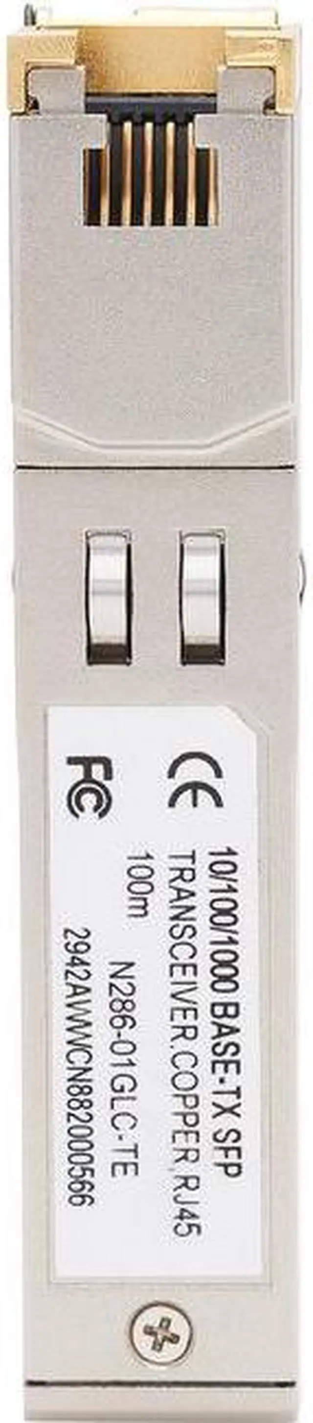 Alt view image 10 of 11 - Tripp Lite Cisco Compatible Glc-Te-Sf Transceiver 10/100/1000Base Cat6 100M