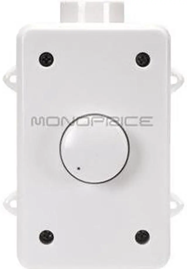 Alt view image 4 of 7 - Monoprice Outdoor Speaker Volume Controller RMS 100W, White