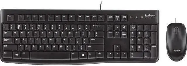 Alt view image 12 of 18 - Logitech MK120 Corded Keyboard And Mouse Combo 920010020