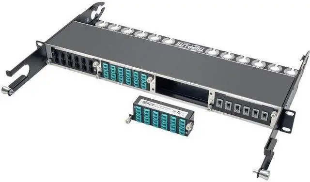 Alt view image 14 of 20 - Tripp Lite N484-12LC 10GbE Pass-Through Cassette - (x12) LC Duplex Female to Female