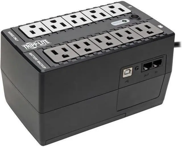 Alt view image 2 of 4 - TRIPP LITE INTERNET600U 600VA 300W UPS DESKTOP BATTERY BACKUP 120V USB  PRICE