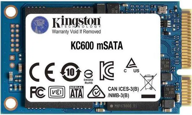 Alt view image 10 of 20 - 1024G SSD KC600 SATA3 MSATA