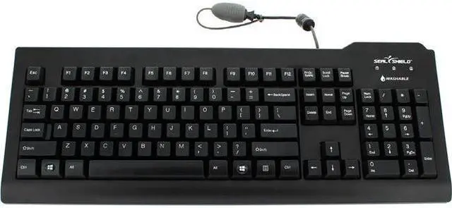Alt view image 6 of 6 - SEAL SHIELD SSKSV208BEFL (AZERTY ISO BELGIAN FLEMISH) - MEDICAL GRADE KEYBOARD, WATERPROOF/DISHWASHER SAF