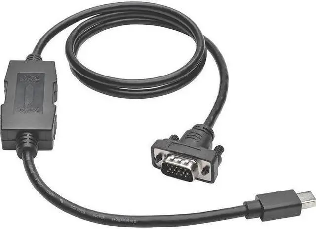 Alt view image 2 of 8 - Tripp Lite P586-003-VGA-V2 3 ft. Mini DisplayPort 1.2 to VGA Active Adapter Cable, Mini DP to HD15 (M/M), 1920x1200/1080p