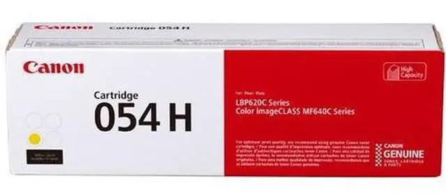 Alt view image 19 of 20 - Canon 054 Yellow Toner Cartridge High Yield 3025C001