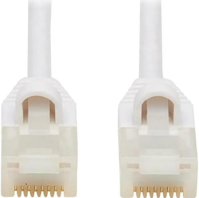Alt view image 11 of 12 - TRIPP LITE N261AB-005-WH 5 ft. Cat 6A White Safe-IT Cat6a 10G Certified Snagless Antibacterial UTP Ethernet Cable (RJ45 M/M), White, 5-ft.