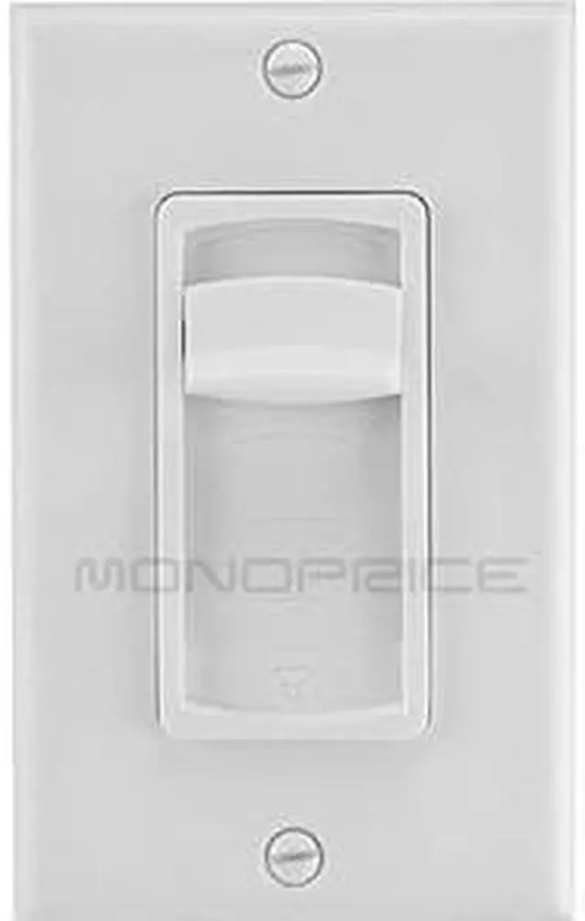 Alt view image 7 of 7 - Monoprice Speaker Volume Controller RMS 100W (Slide Type) - White