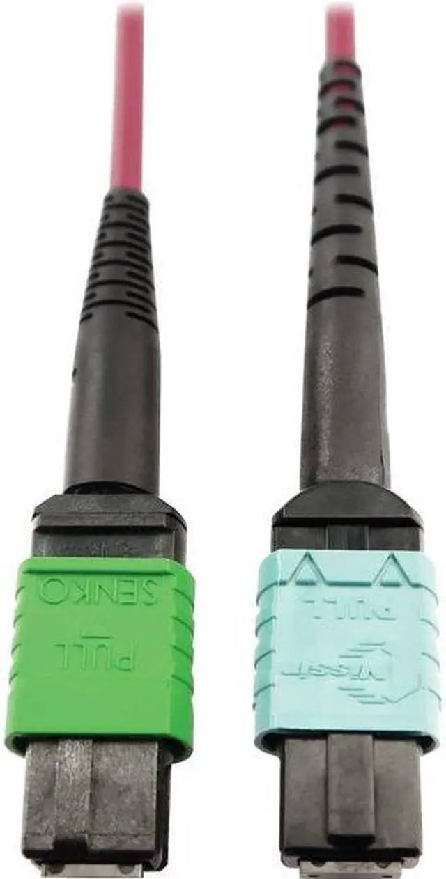 Alt view image 7 of 11 - Tripp Lite 5m 400G Multimode 50/125 OM4 Fiber Optic Cable, Magenta N846D05M16CMG