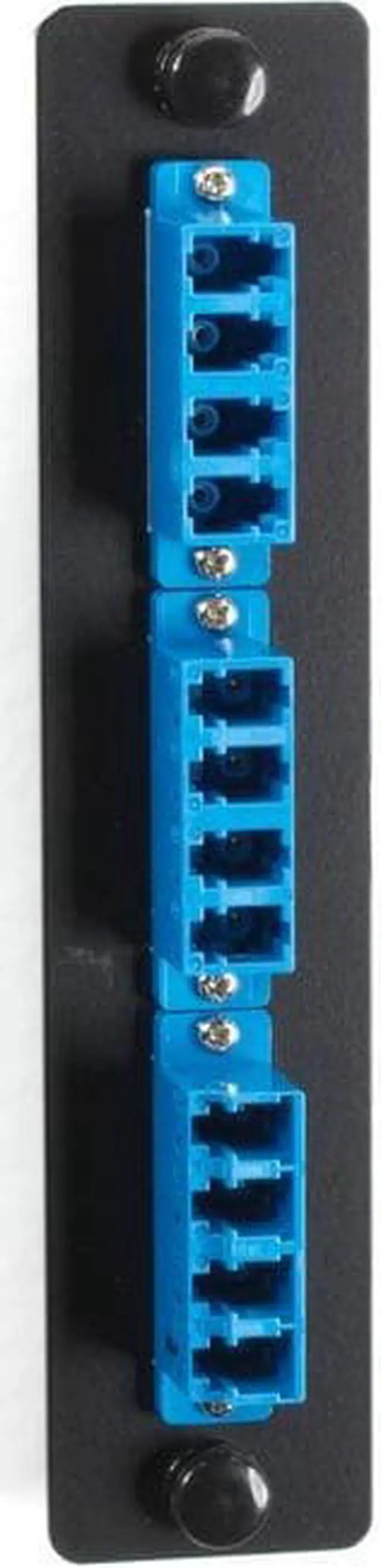 Alt view image 5 of 10 - BLACK BOX JPM455C-R2 FIBER ADAPTER PANEL - LOW-DENSITY, SINGLEMODE, CERAMIC SLEEVE, (6) LC DUPLEX, BL
