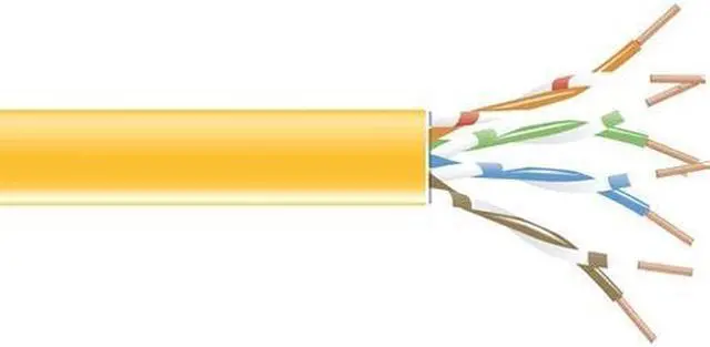Alt view image 6 of 7 - Black Box EVNSL0649A-1000 1000Ft Cat6 Orange Pvc Stranded Unshielded Spool Cable