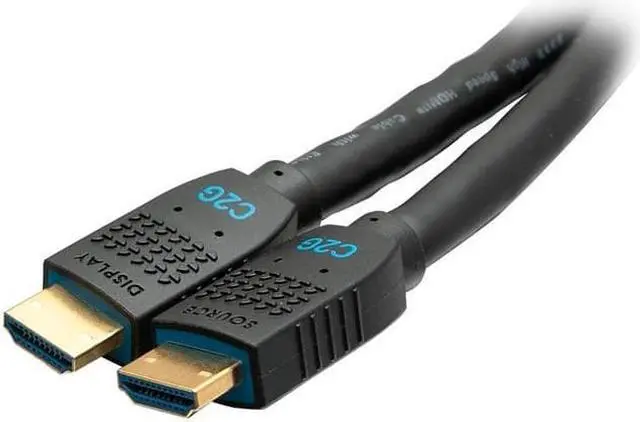 Alt view image 7 of 10 - C2G 12ft Ultra Flexible 4K Active HDMI Cable Gripping M/M Black C2G10379