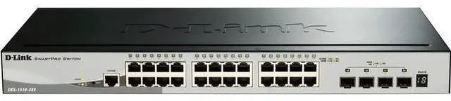 Alt view image 8 of 18 - D-Link DGS-1510-28XMP Systems 28-Port Gigabit SmartPro Stackable PoE/PoE+ Switch Including 4 10GbE SFP+ Ports