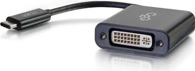 Alt view image 12 of 19 - USB-C TO DVI ADAPTER BLACK*