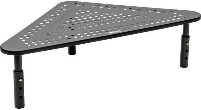 Alt view image 11 of 17 - Tripp Lite Monitor Riser Stand Desktop Corner Metal Height Adjustable Black