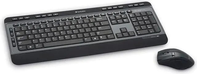 Alt view image 20 of 20 - Verbatim 99788 Wireless Keyboard & 6Button Mouse Combo Black Hot Keys