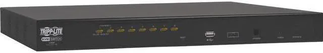 Alt view image 10 of 16 - Tripp Lite NetDirector 8-Port 1U Rack-Mount KVM Switch