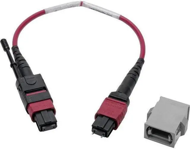 Alt view image 5 of 5 - Tripp Lite N846-08N-C2B 8" MTP/MPO Parallel Optics Base-8 Migration Fiber Adapter, Polarity C to B, 12 Fiber, 40 / 100 GbE, OM4 Male to Female