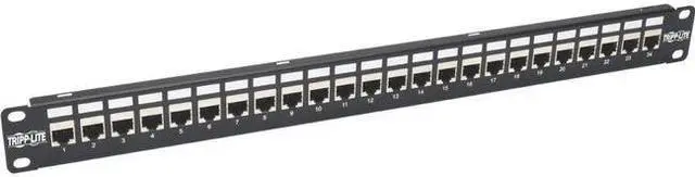 Alt view image 4 of 10 - TRIPP LITE CONNECTIVITY N254-024-SH-6A 24PORT 1U CAT6A PATCH PANEL