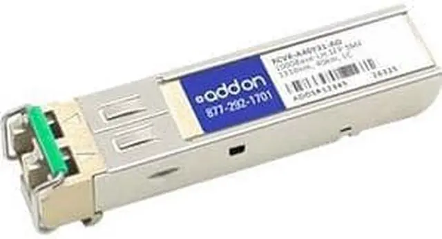 Alt view image 2 of 4 - AddOn Ciena XCVR-A40Y31 Compatible TAA compliant 1000Base-LH SFP Transceiver (SMF; 1310nm; 40km; LC)