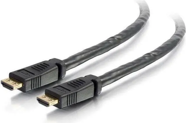Alt view image 12 of 13 - C2G 42532 Standard Speed HDMI Cable with Gripping Connectors, CL2P-Plenum Rated, TAA Compliant (50 Feet, 15.24 Meters)