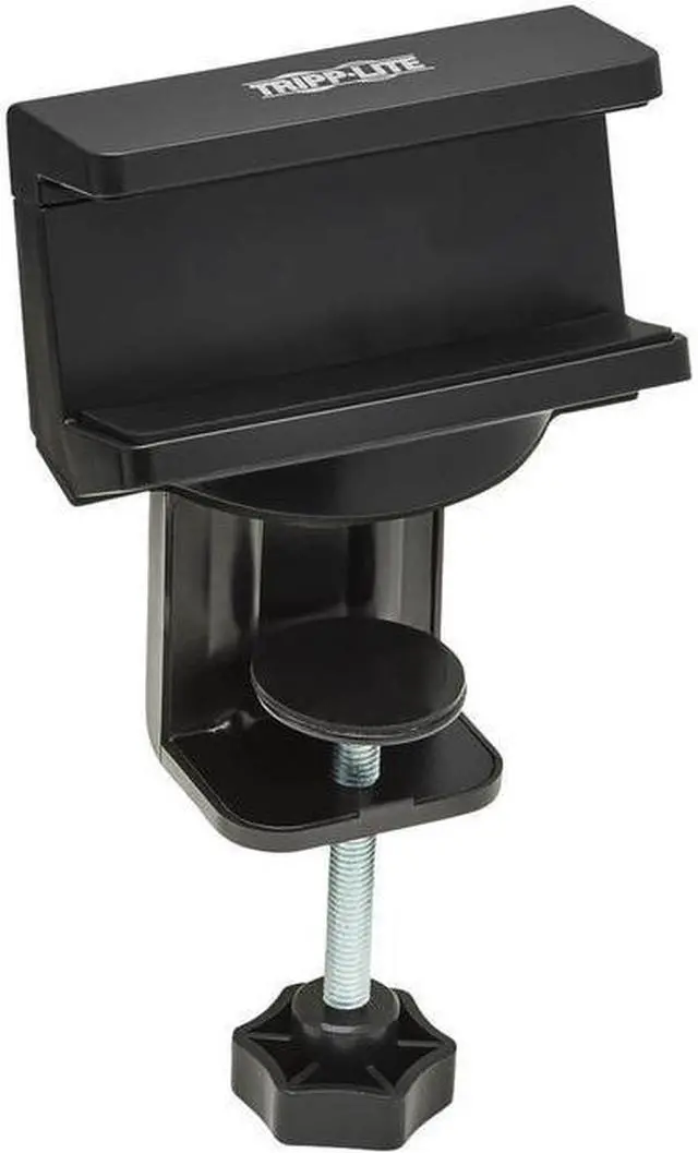Alt view image 4 of 6 - Tripp Lite Clamp-On 1.6-2.4" Wide Power Strip Holder Mount Black CLAMPUSBLK