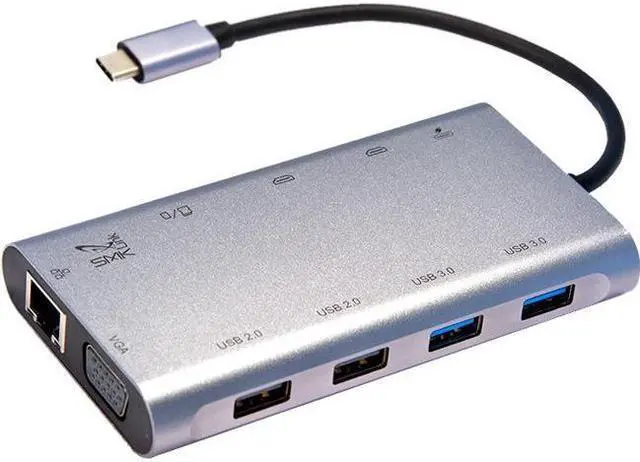 Alt view image 5 of 19 - SMK-LINK VP6950 USB C 100W Mini Docking Statio