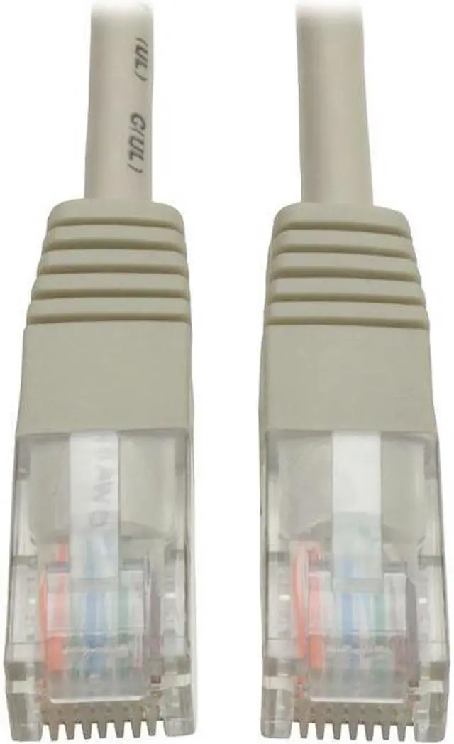 Alt view image 16 of 20 - TRIPP LITE N002-050-GY 50 ft. Cat 5E Gray 350MHz Molded Patch Cable