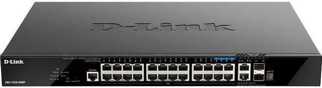 Alt view image 7 of 9 - D-Link DGS-1520-28MP Layer 3 Switch DGS152028MP