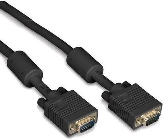 Alt view image 3 of 5 - Black Box 10ft M/M VGA Video Cable with Ferrite Core, Black