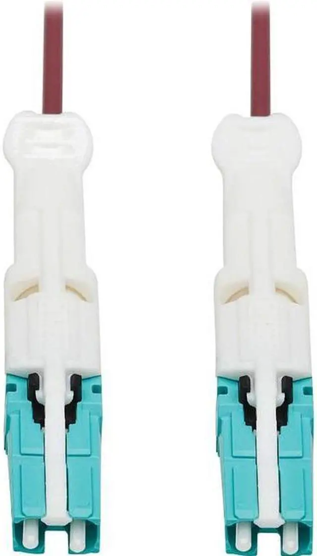 Alt view image 6 of 7 - Tripp Lite 5m 400Gb Duplex Multimode 50/125 OM4 Optic Cable Magenta N822C05MMG