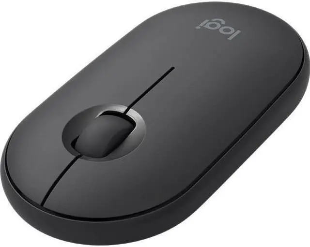 Alt view image 12 of 20 - Logitech Pebble M350 Wireless Mouse with Bluetooth or USB - Graphite