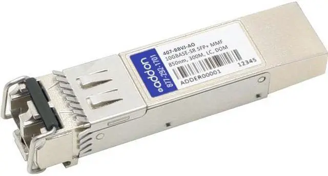 Alt view image 7 of 12 - AddOn Dell 407-BBVJ Compatible TAA Compliant 10GBase-SR SFP+ Transceiver (MMF, 850nm, 300m, LC, -