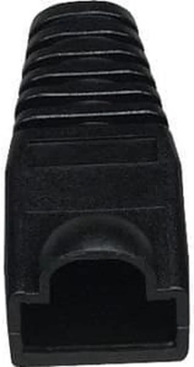Alt view image 2 of 2 - SNAGLESS CABLE BOOT - BLACK 50PK