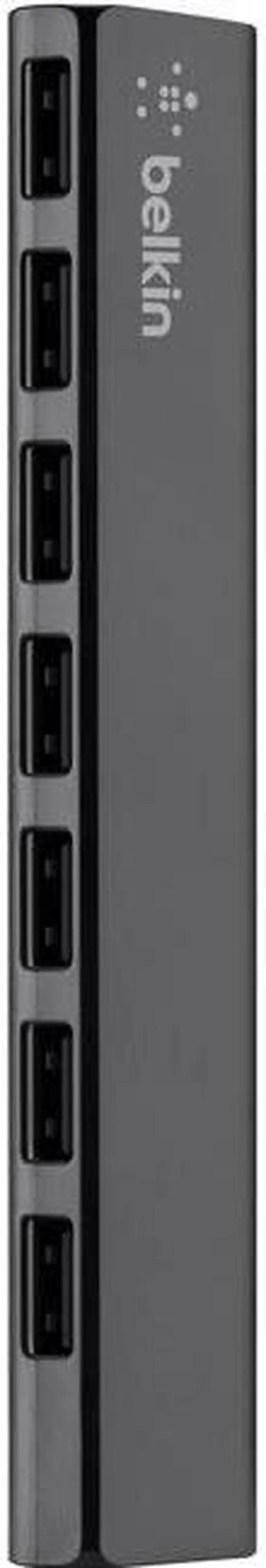 Alt view image 6 of 10 - BELKIN F4U041tt 7-Port Ultra-Slim Desktop Hub