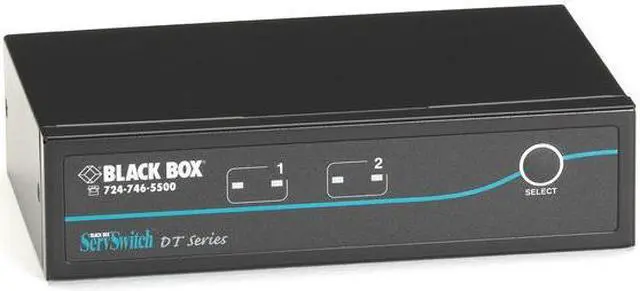 Alt view image 8 of 13 - Black Box Servswitch Dt Dvi 2-port With Emulated U
