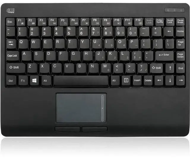 Alt view image 19 of 20 - Adesso SlimTouch 4110 Wireless Mini Touchpad Keyboard