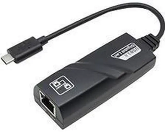 Alt view image 6 of 9 - Addon Usb 3.1 (C) Male To Rj-45 Female Black Adapter