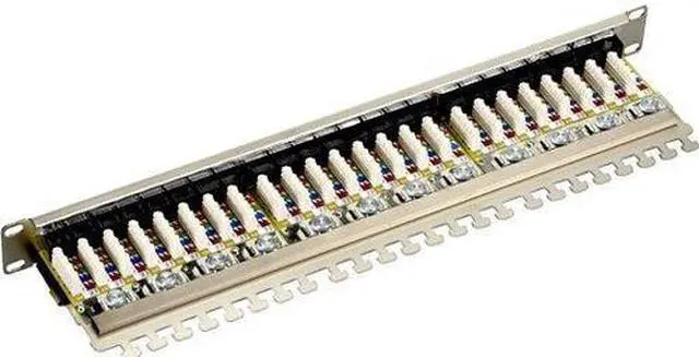 Alt view image 5 of 9 - BLACK BOX JPS60A-24 PATCH PANEL - CAT6, SHIELDED, 1U, 24-PORT, GSA, TAA, 45 DAY STANDARD RETURN POLI
