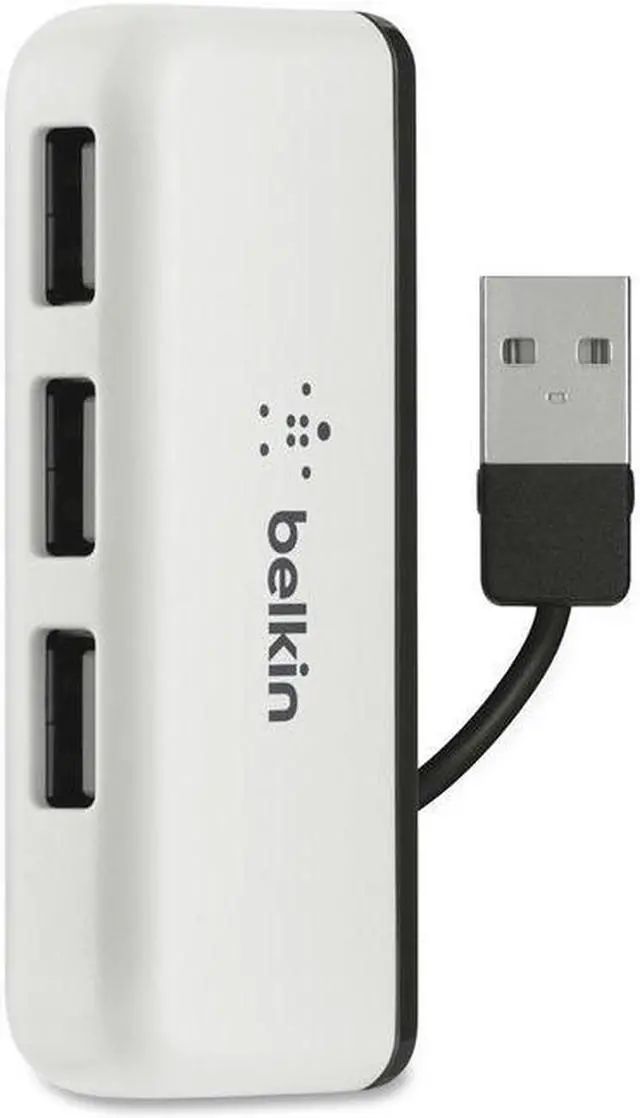 Alt view image 9 of 14 - Belkin 4-port Travel Hub