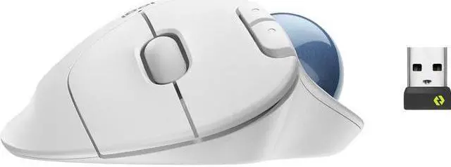 Alt view image 2 of 18 - Logitech Ergo M575 Business Mouse - Off White