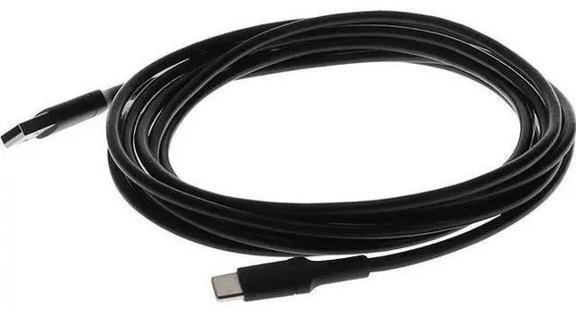Alt view image 2 of 9 - AddOn 9.8ft USB-C to USB 2.0 A MM Sync and Charge Black Cable USBC2USB3MB