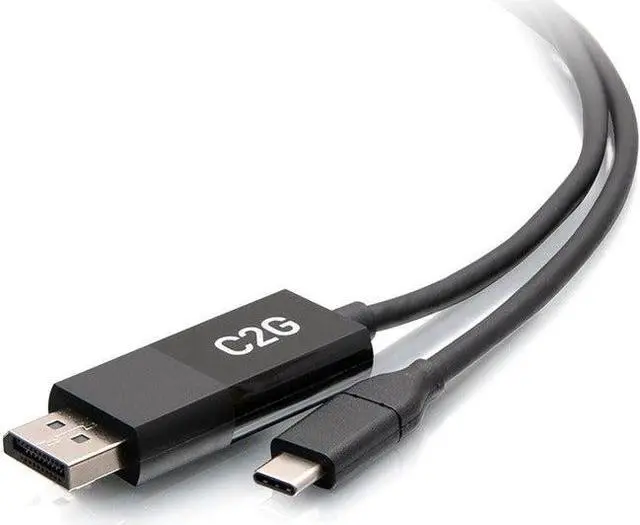 Alt view image 2 of 7 - C2G 6ft 4K USB C to DisplayPort Adapter Cable 60Hz C2G54475