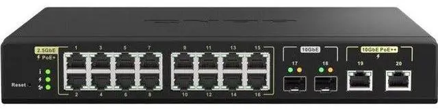 Main image of QNAP QSW-M2116P-2T2S Ethernet Switch