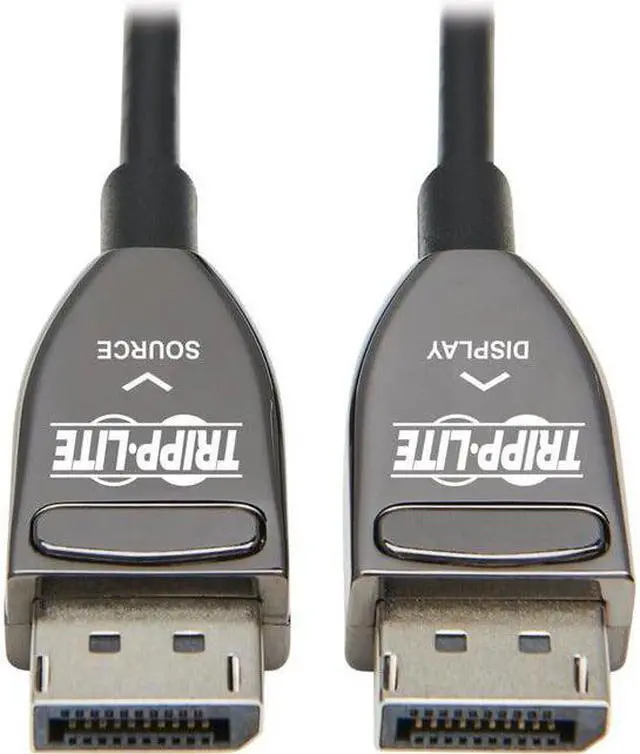 Main image of Tripp Lite P580F3-10M-8K6 DisplayPort Fiber Active Optical Cable, M-M, Black, 10 m (33 ft.)