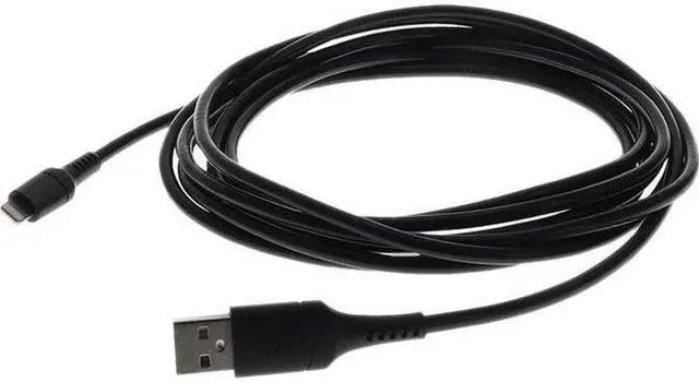 Main image of AddOn 2.0m (6.6ft) USB 2.0 (A) Male to Lightning Male Sync and Charge Black Cable