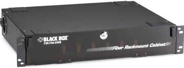 Main image of Black Box Rackmount Fiber Enclosure - 2U, 6-Panel