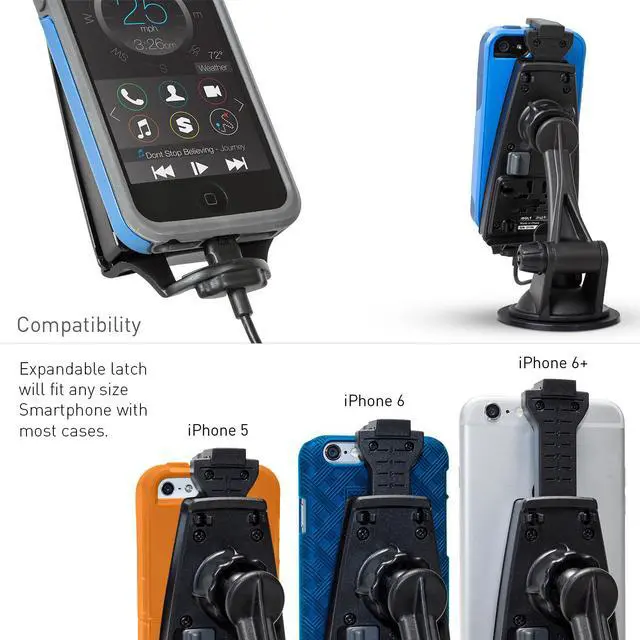 Alt view image 4 of 5 - iBOLT iPro2 MFI Approved Car Dock/Desk Dock/Mount/Holder/for iPhone 13 Pro/ 13 Max/ 12 / 11/ 10 MAX/X / 8/8 Plus with Integrated 2 Meter Lightning Connector